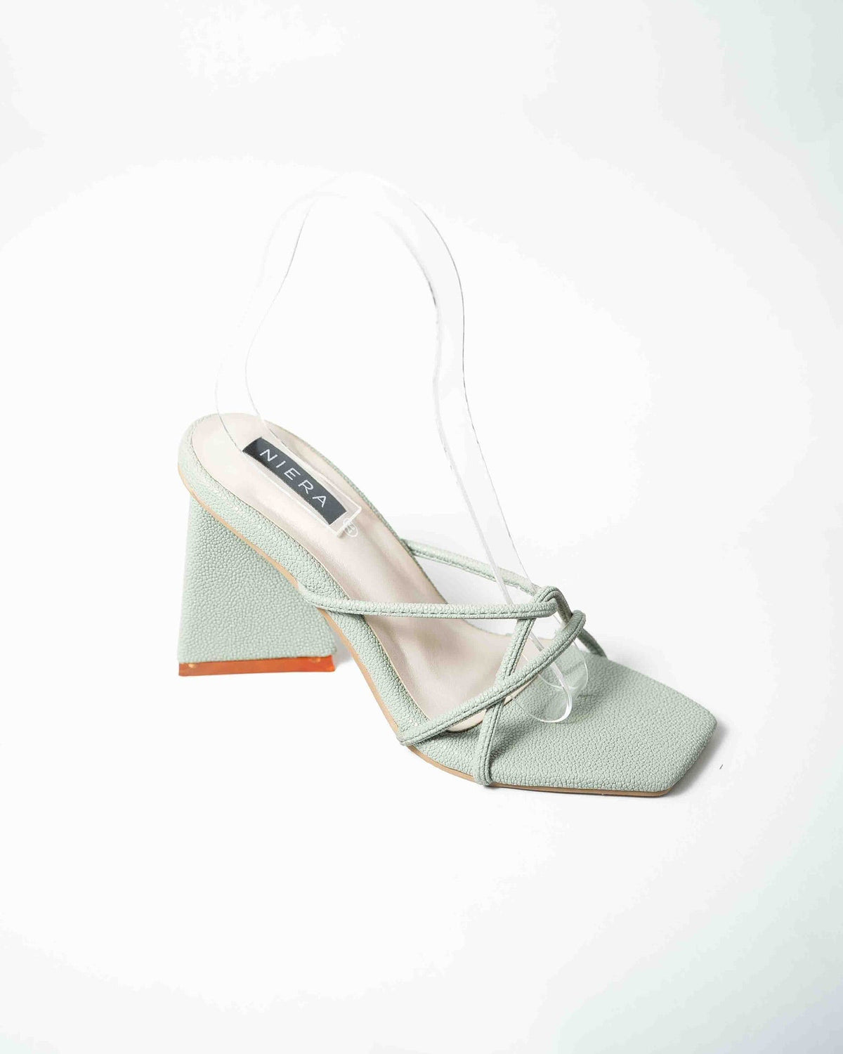 CASSEY STRAP HEEL GREEN.SL
