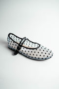 POLKA CHARM FLATS WHITE