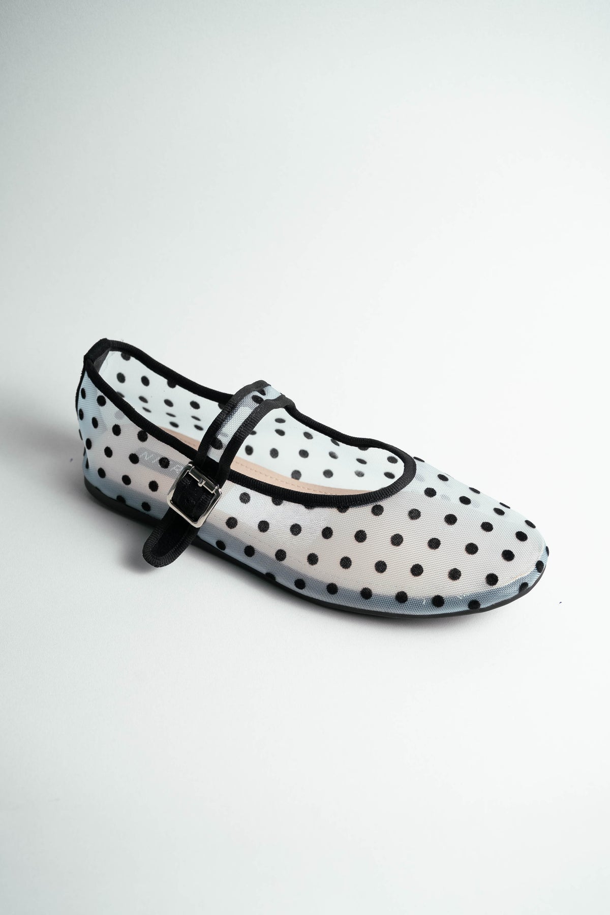 POLKA CHARM FLATS WHITE