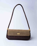 BAGUETTE SUEDE BAG BROWN