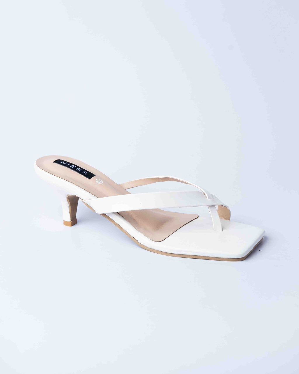 CORBIN HEEL WHITE