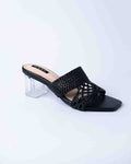 KNITED BLACK HEEL.SL