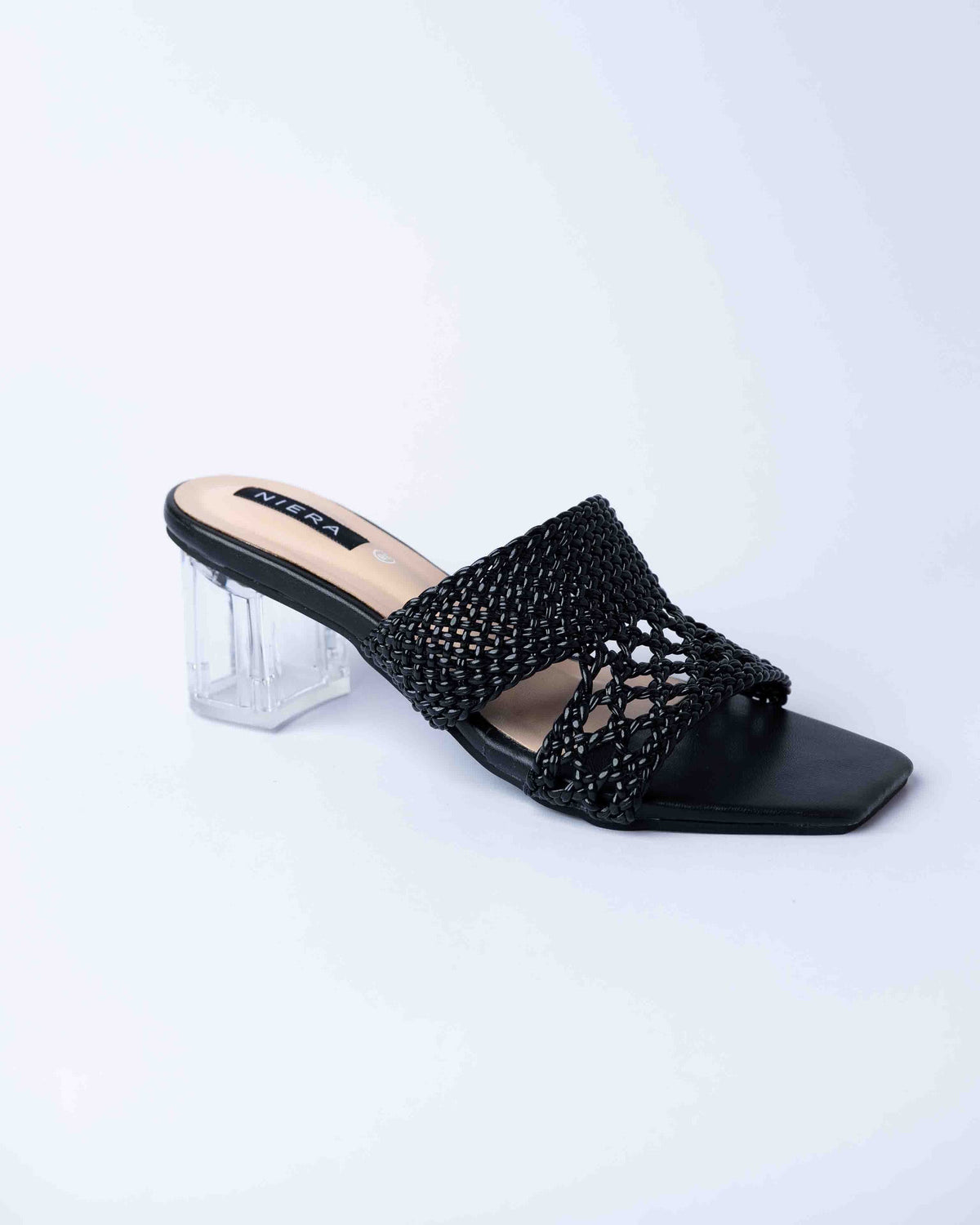 KNITED BLACK HEEL.SL