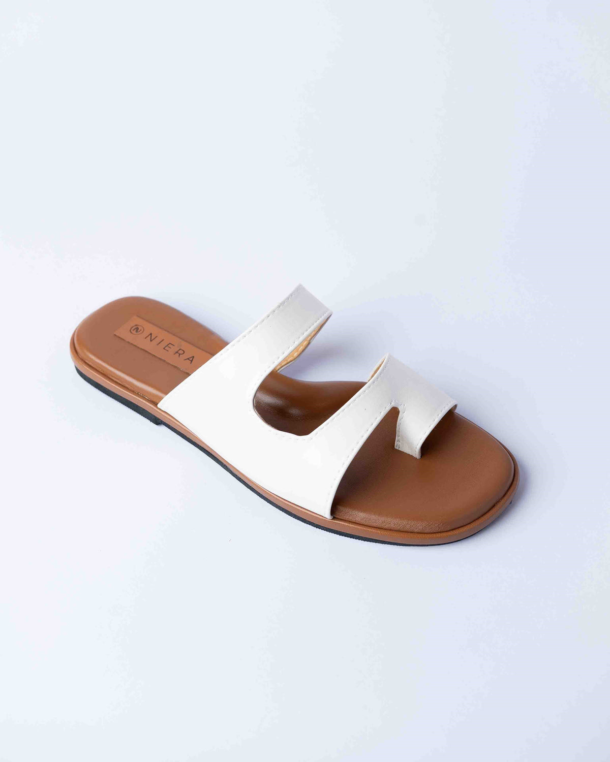 EVARA WHITE/TAN