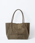 BUCKET SUEDE BAG KHAKI/GREEN