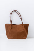 BUCKET SUEDE BAG TAN ~ Gimzy