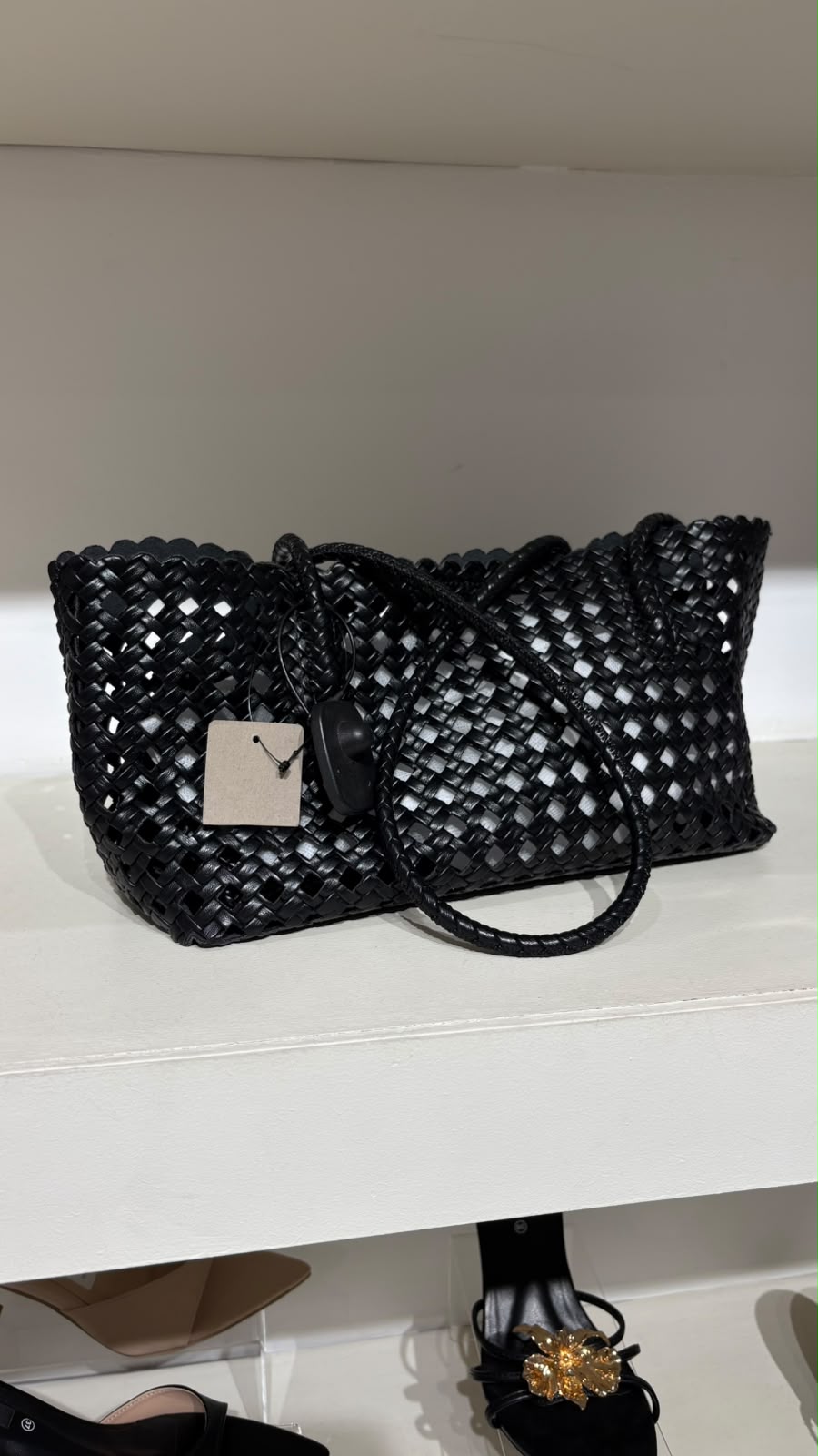 DARI BRAIDED BAG BLACK