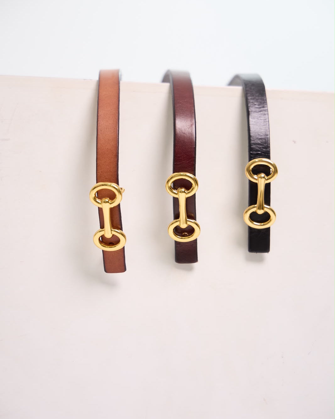 TGL.S BELT D/BROWN