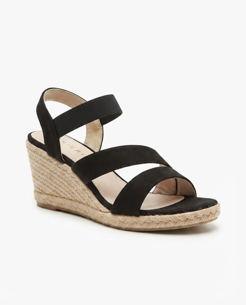 ROPE WEDGE BLACK