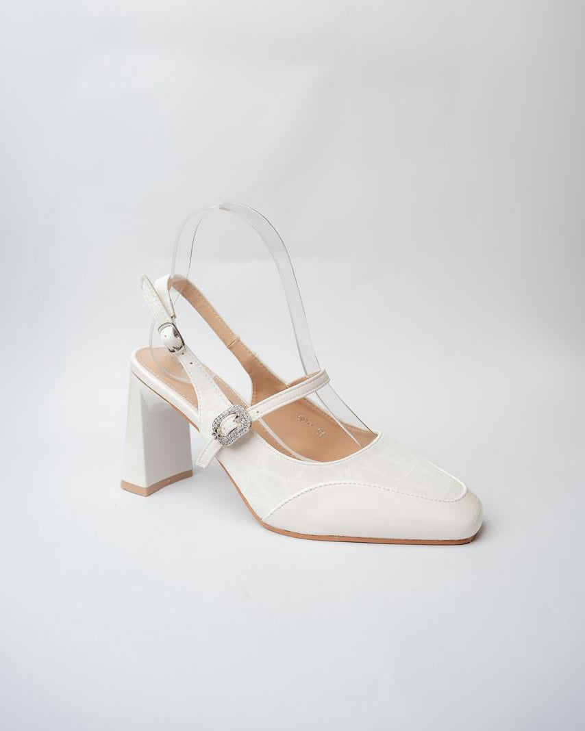 YOLO MARY JANE WHITE
