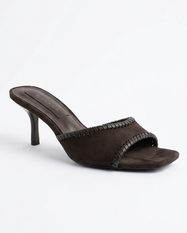 NAILAH HEEL D/BROWN